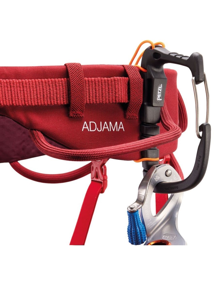 Petzl Adjama S Dark Red C022CA00 klimgordels online bestellen bij Kathmandu Outdoor & Travel