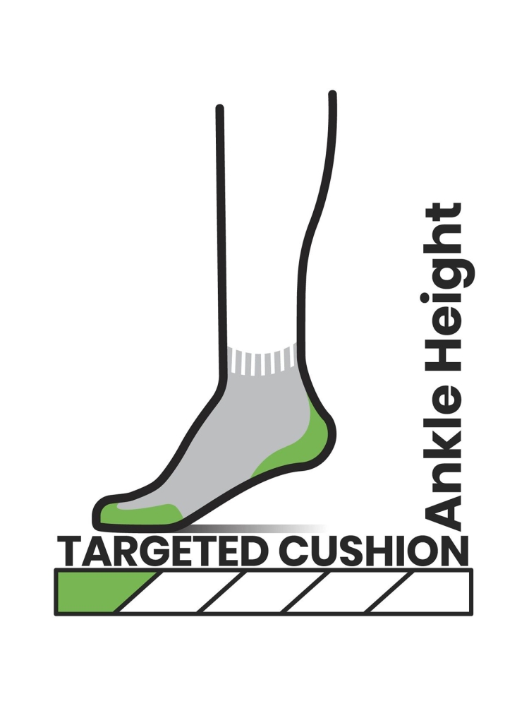 Smartwool Smartwool Hike Targeted Cushion Ankle Socks Hike SW0024790391 sokken Smartwool Hike Targeted Cushion Ankle Socks Hike Light Gray SW0024790391 sokken online bestellen bij Kathmandu Outdoor & Travel