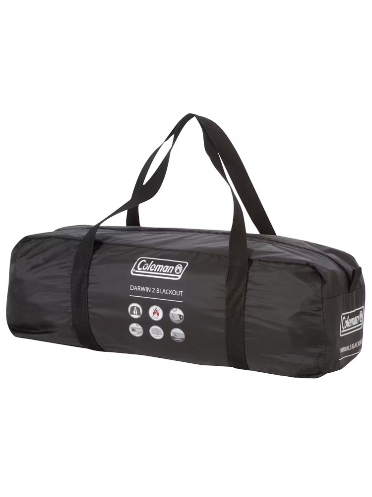 Coleman Darwin 2 BlackOut Groen 2209446 tenten online bestellen bij Kathmandu Outdoor & Travel