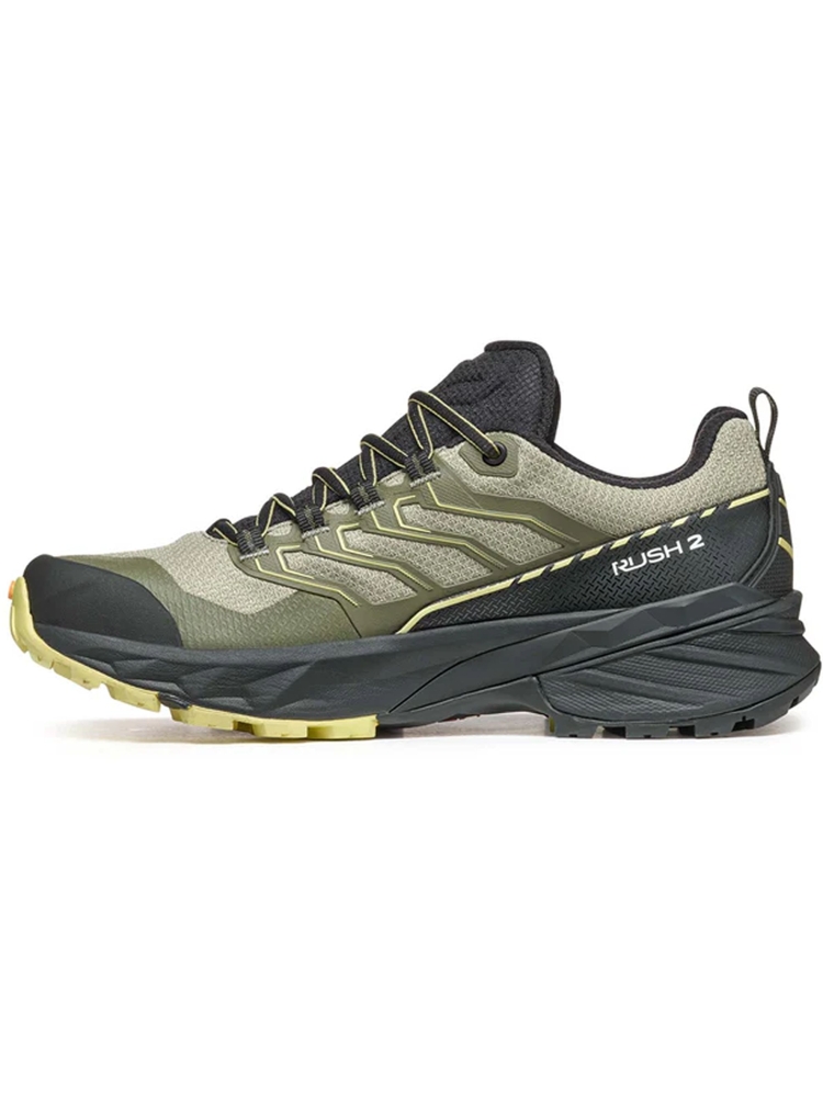 Scarpa Scarpa Rush 2 GTX Women's 63131G-L-1034 wandelschoenen dames Scarpa Rush 2 GTX Women's Sage/Dusty Yellow 63131G-L-1034 wandelschoenen dames online bestellen bij Kathmandu Outdoor & Travel