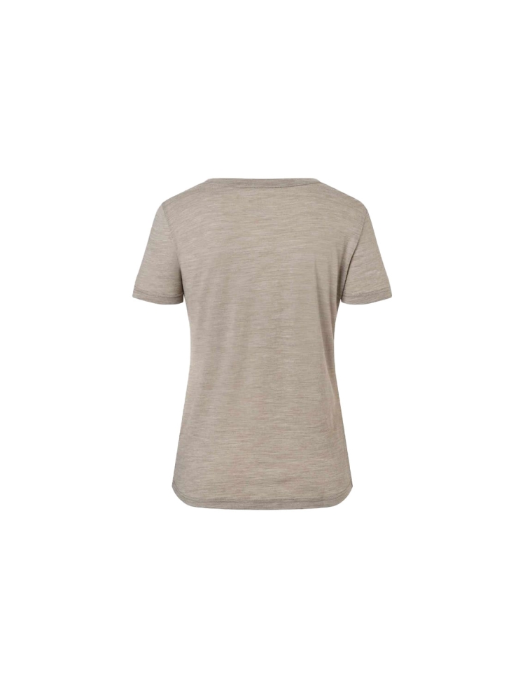 Super Natural Rio Grande Tee Women's Vintage Khaki Melange/Various SNWP03182-17E shirts en tops online bestellen bij Kathmandu Outdoor & Travel