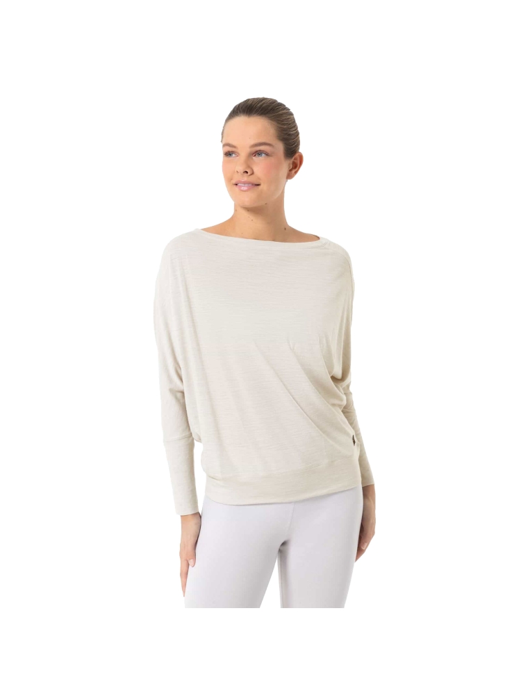 Super Natural Kula Top Women's White Stone Melange SNW006570-73D shirts en tops online bestellen bij Kathmandu Outdoor & Travel