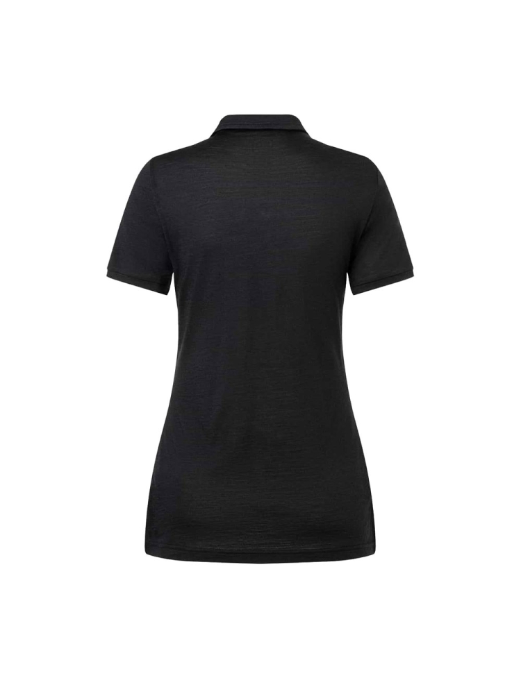 Super Natural Zip Polo Women's Jet Black SNW024770-872 shirts en tops online bestellen bij Kathmandu Outdoor & Travel