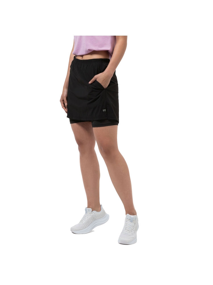 Super Natural Hiking Skirt Women's Jet Black SNW021650-872 jurken en rokken online bestellen bij Kathmandu Outdoor & Travel