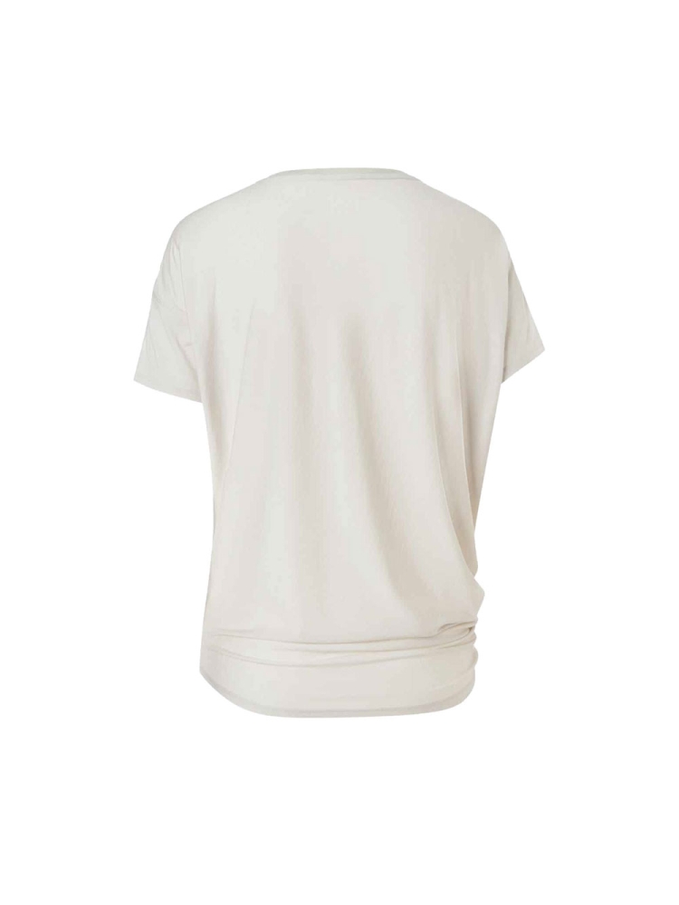 Super Natural Yoga Loose Bio J Tee Women's White Stone Melange SNW024830-73D shirts en tops online bestellen bij Kathmandu Outdoor & Travel
