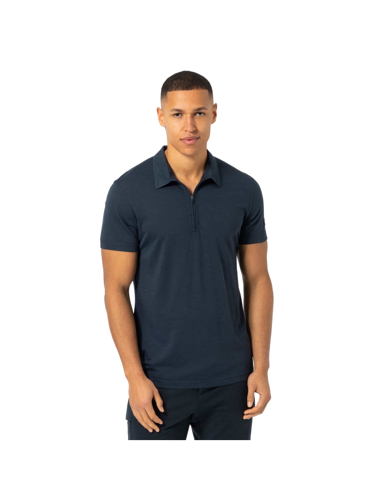 Super Natural Zip Polo Blueberry SNM021720-W01 shirts en tops online bestellen bij Kathmandu Outdoor & Travel
