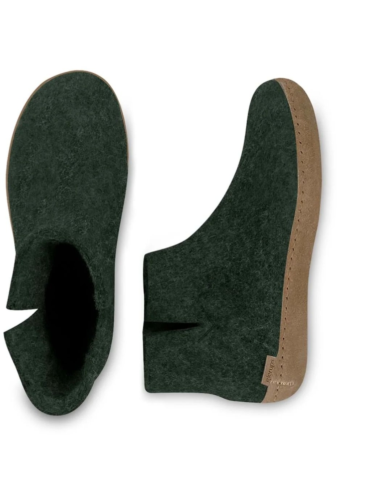 Glerups Glerups Boot Leather G-09-Forest pantoffels en huissokken Glerups Boot Leather Forest G-09-Forest pantoffels en huissokken online bestellen bij Kathmandu Outdoor & Travel