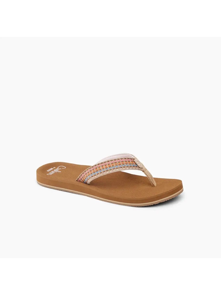 Reef Baja Elana Women's Brown/Pink CJ7336-51 slippers online bestellen bij Kathmandu Outdoor & Travel
