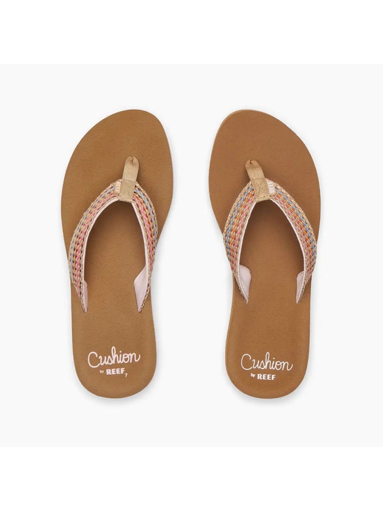 Reef Baja Elana Women's Brown/Pink CJ7336-51 slippers online bestellen bij Kathmandu Outdoor & Travel