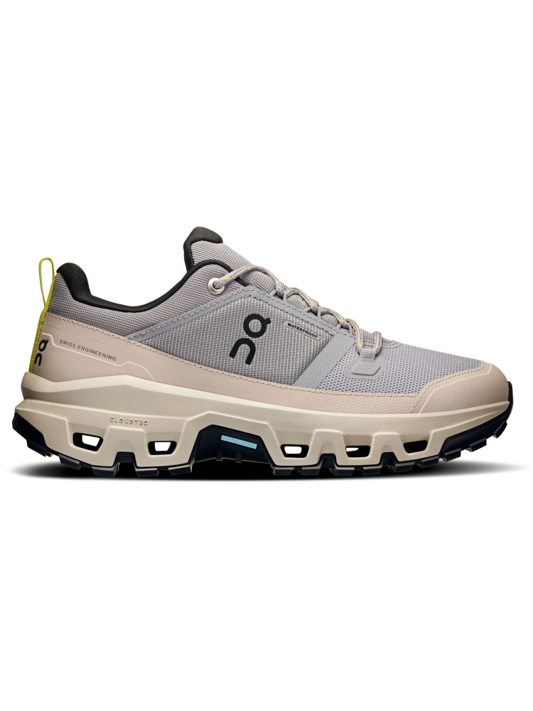 On-running Cloudrock Low WP Women's Alloy | Ice 3WF10143317 wandelschoenen dames online bestellen bij Kathmandu Outdoor & Travel