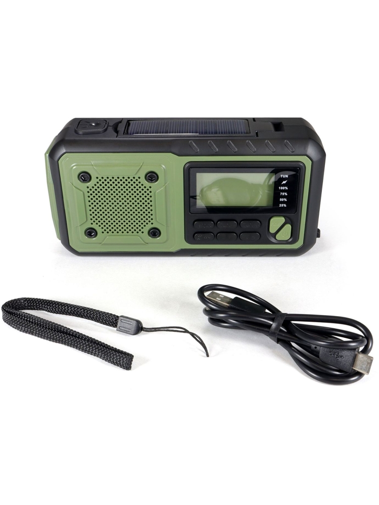 Origin Outdoor Crank Radio 'Multi' Green 180882 verlichting online bestellen bij Kathmandu Outdoor & Travel