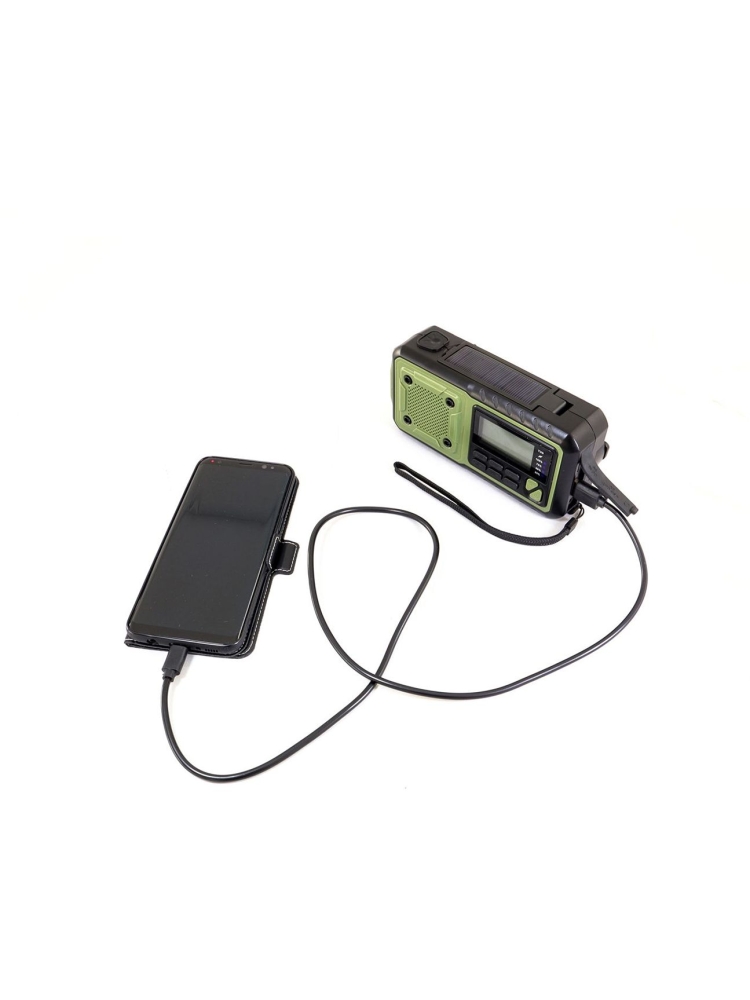 Origin Outdoor Crank Radio 'Multi' Green 180882 verlichting online bestellen bij Kathmandu Outdoor & Travel