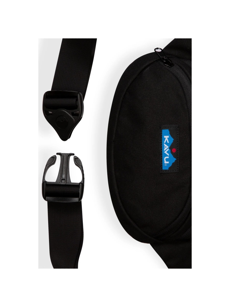Kavu Canvas Spectator Black 9204-20 tassen online bestellen bij Kathmandu Outdoor & Travel