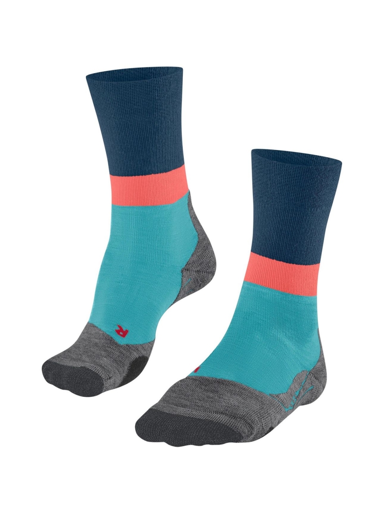 Falke TK2 Explore Women's turquoise 16194-6206 sokken online bestellen bij Kathmandu Outdoor & Travel