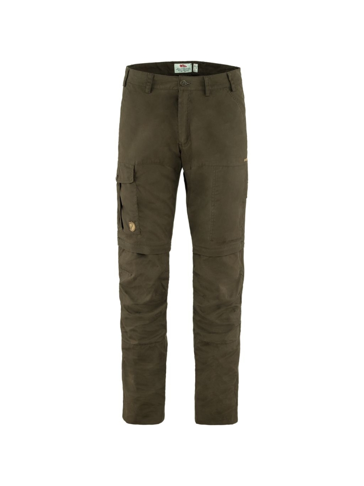 Fjällräven Karl Pro Zip-off Trousers Dark Olive F81463-633 broeken online bestellen bij Kathmandu Outdoor & Travel