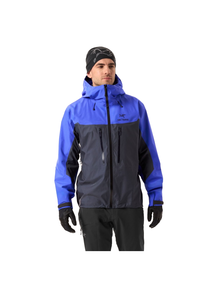 Arc'teryx Alpha Jacket Electra / Blk Sapphire 6454-021912 jassen online bestellen bij Kathmandu Outdoor & Travel