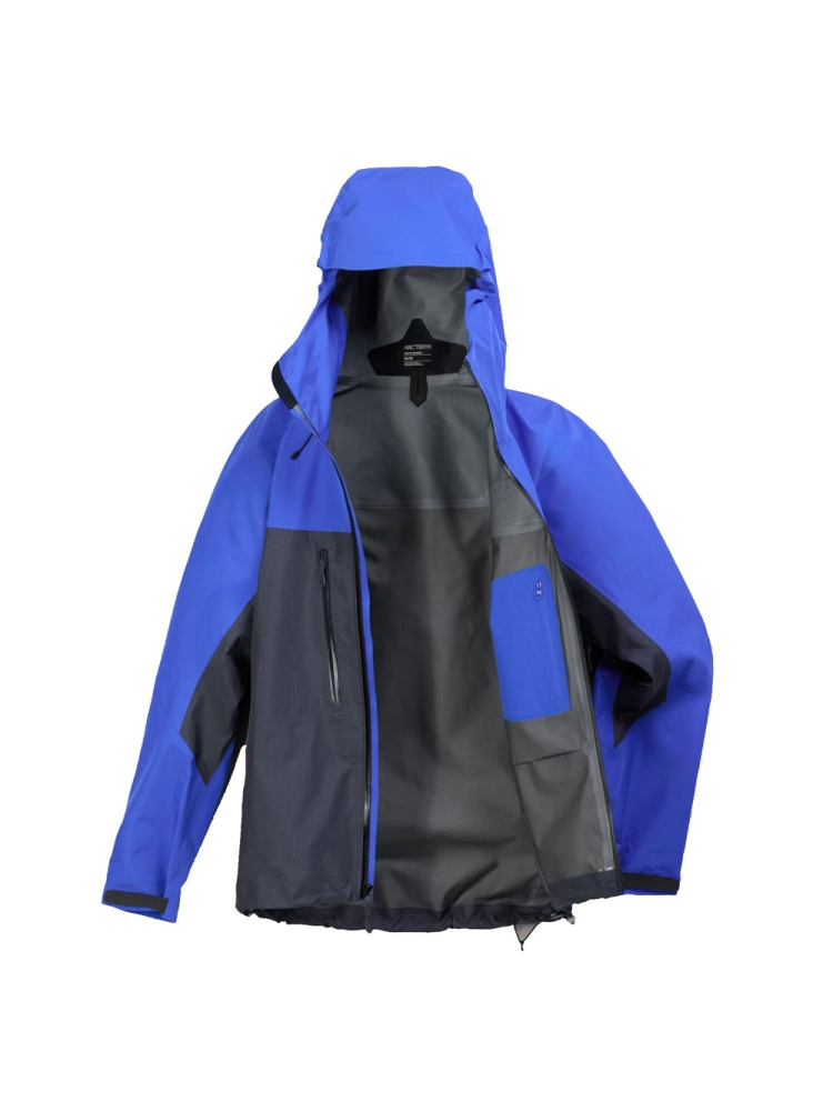 Arc'teryx Alpha Jacket Electra / Blk Sapphire 6454-021912 jassen online bestellen bij Kathmandu Outdoor & Travel