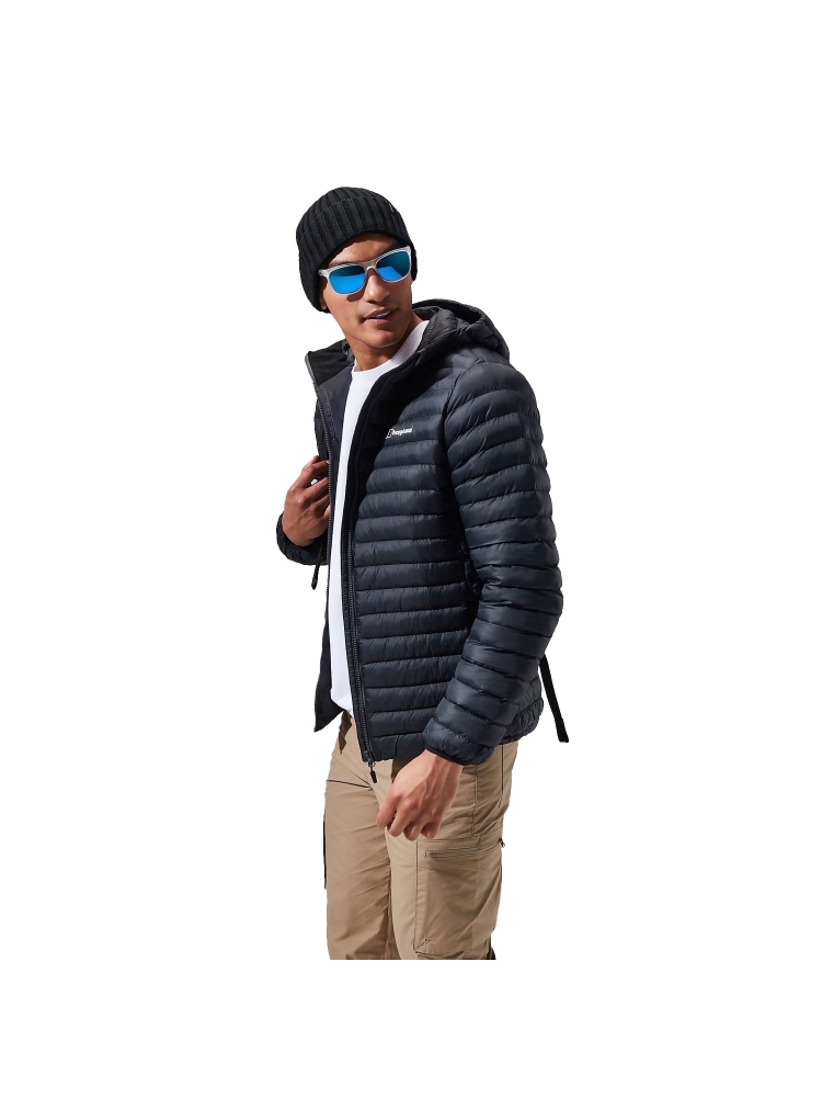 Berghaus Vaskye Hooded Hybrid Jkt Black/Black 4-A001883-BP6 jassen online bestellen bij Kathmandu Outdoor & Travel
