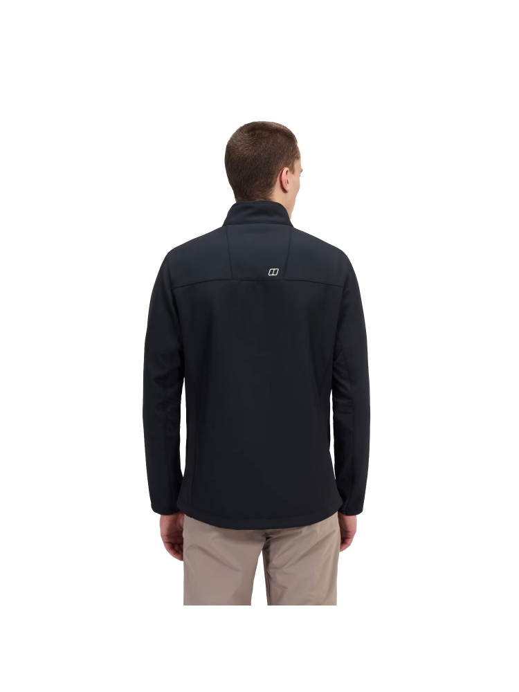 Berghaus Ghlas 3.0 Softshell Jkt Black/Black 4-A001991-BP6 jassen online bestellen bij Kathmandu Outdoor & Travel