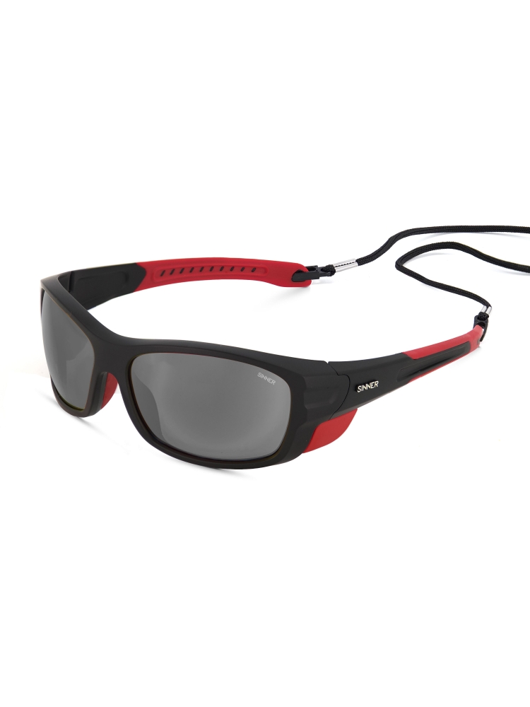 Sinner Denali Black/Red SISU-889-10-C10B zonnebrillen online bestellen bij Kathmandu Outdoor & Travel