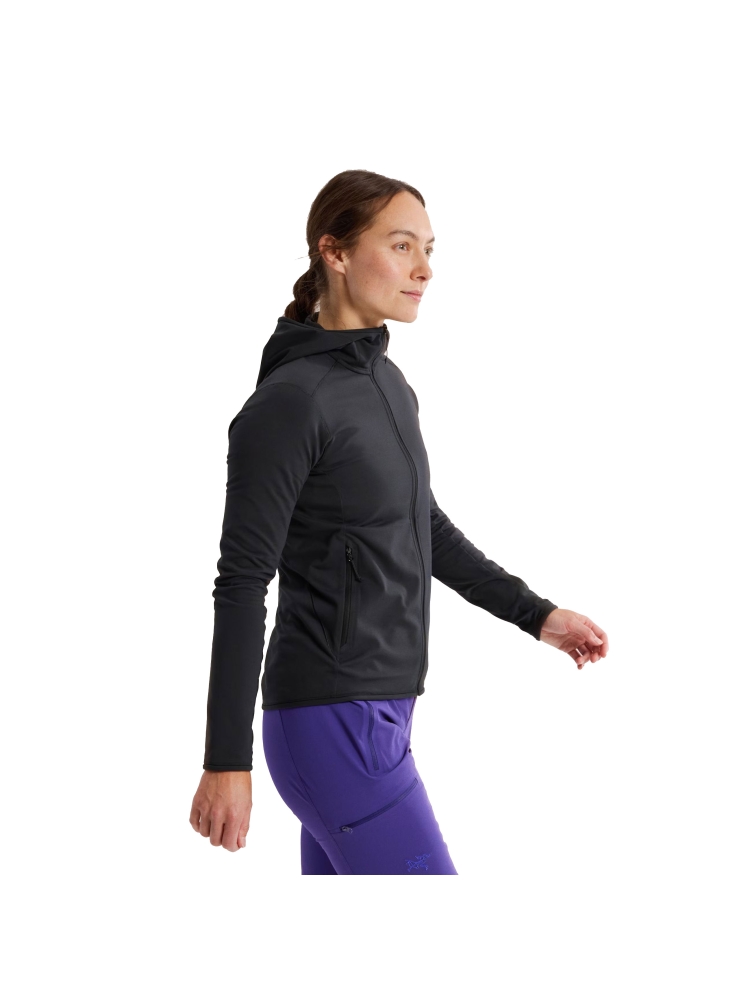 Arc'teryx Kyanite LT Hoody Women's Black 9645-Black fleeces en truien online bestellen bij Kathmandu Outdoor & Travel