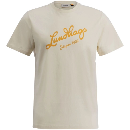 Lundhags  Jarpen Logo T-shirt Chalk White