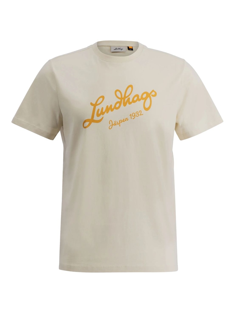 Lundhags Jarpen Logo T-shirt Chalk White 44317-24-00300 shirts en tops online bestellen bij Kathmandu Outdoor & Travel