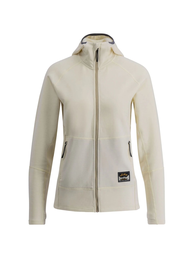 Lundhags Tived Merino Hoodie Women's Chalk White 46018-24-00300 fleeces en truien online bestellen bij Kathmandu Outdoor & Travel