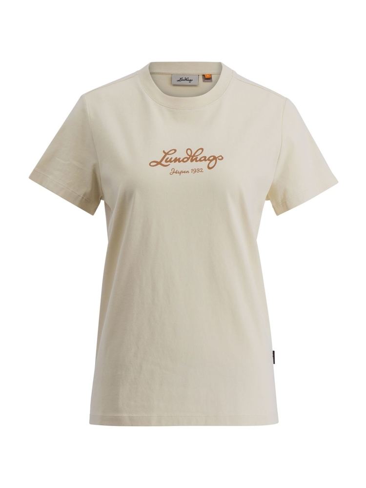 Lundhags Jarpen Logo T-shirt Women's Chalk White 44318-24-00300 shirts en tops online bestellen bij Kathmandu Outdoor & Travel
