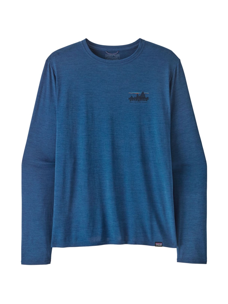 Patagonia Patagonia L/S Cap Cool Daily Graphic Shirt 45190-SCLX shirts en tops Patagonia L/S Cap Cool Daily Graphic Shirt '73 Skyline: Clement Blue X-Dy 45190-SCLX shirts en tops online bestellen bij Kathmandu Outdoor & Travel