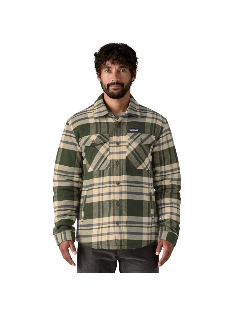 Patagonia Patagonia LW Insulated Fjord Flannel Shirt 20386-AGRN shirts en tops Patagonia LW Insulated Fjord Flannel Shirt Ashore: Old Growth Green 20386-AGRN shirts en tops online bestellen bij Kathmandu Outdoor & Travel