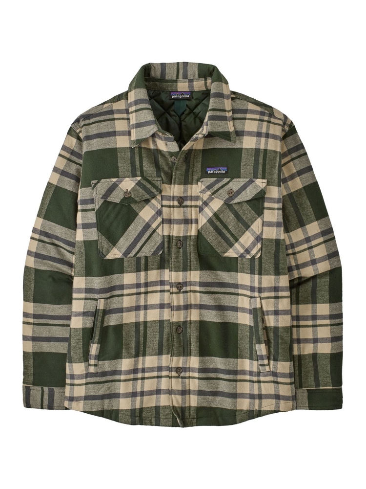 Patagonia Patagonia LW Insulated Fjord Flannel Shirt 20386-AGRN shirts en tops Patagonia LW Insulated Fjord Flannel Shirt Ashore: Old Growth Green 20386-AGRN shirts en tops online bestellen bij Kathmandu Outdoor & Travel