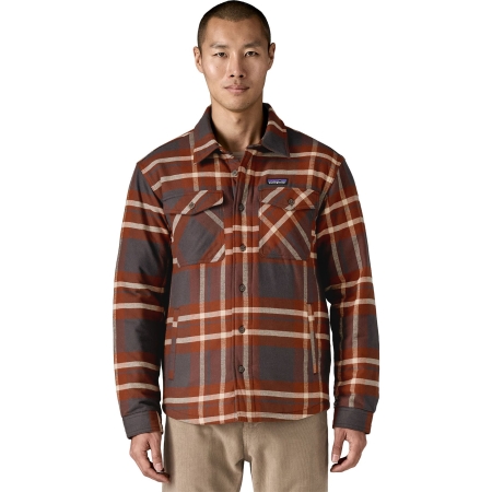 Patagonia LW Insulated Fjord Flannel Shirt Ashore: Ink Black Patagonia LW Insulated Fjord Flannel Shirt Ashore: Ink Black
