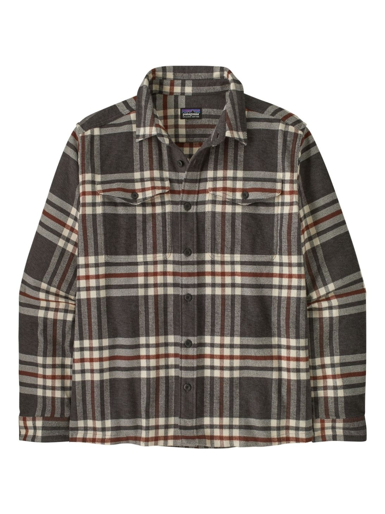 Patagonia Patagonia Fjord Flannel Shirt 42401-CINB shirts en tops Patagonia Fjord Flannel Shirt Catch: Ink Black 42401-CINB shirts en tops online bestellen bij Kathmandu Outdoor & Travel