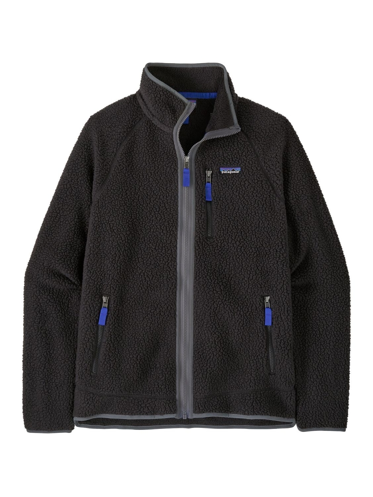 Patagonia Retro Pile Jkt Black w/Forge Grey 22801-BFO fleeces en truien online bestellen bij Kathmandu Outdoor & Travel