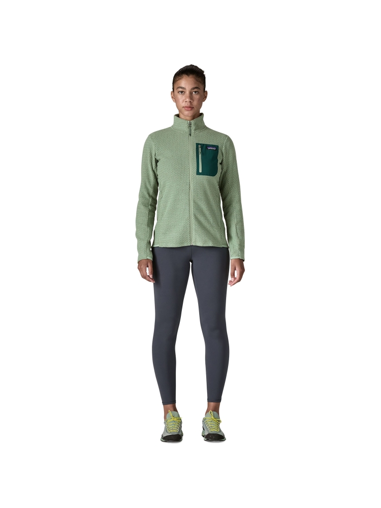 Patagonia Patagonia R1 Air Jkt Women's 40280-ELGR fleeces en truien Patagonia R1 Air Jkt Women's Ellwood Green 40280-ELGR fleeces en truien online bestellen bij Kathmandu Outdoor & Travel