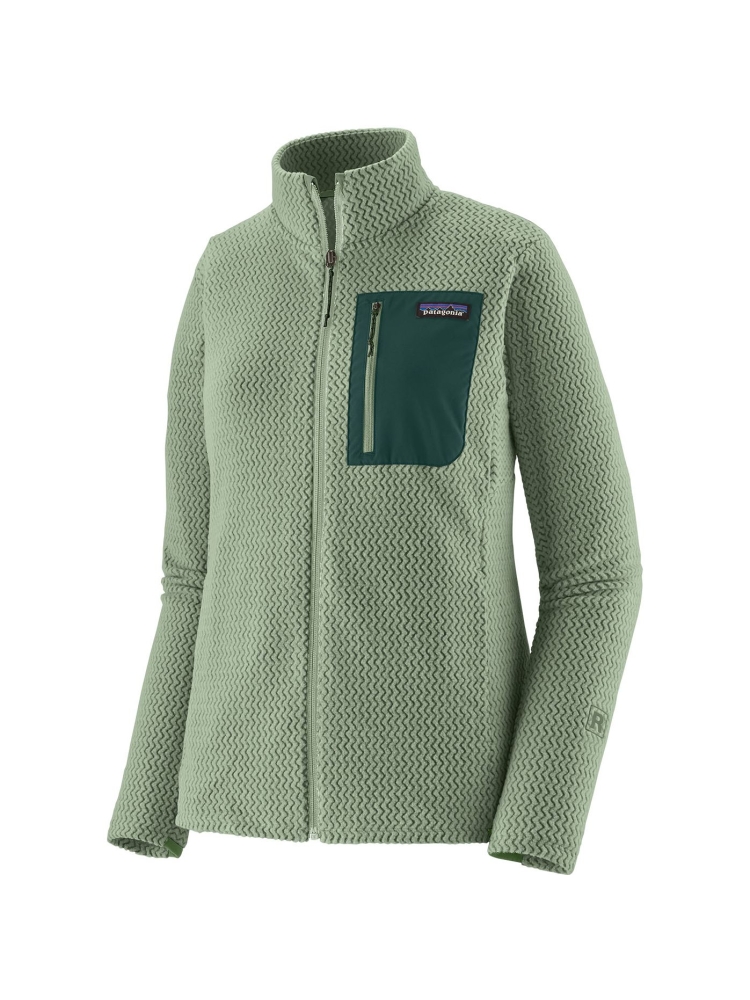 Patagonia Patagonia R1 Air Jkt Women's 40280-ELGR fleeces en truien Patagonia R1 Air Jkt Women's Ellwood Green 40280-ELGR fleeces en truien online bestellen bij Kathmandu Outdoor & Travel