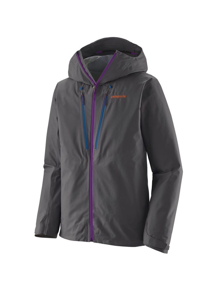 Patagonia Patagonia Triolet Jkt 83403-FGYP jassen Patagonia Triolet Jkt Forge Grey w/P6 Blue 83403-FGYP jassen online bestellen bij Kathmandu Outdoor & Travel