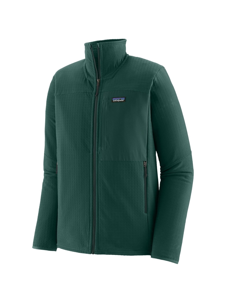 Patagonia Patagonia R2 TechFace Jkt 83626-CASG fleeces en truien Patagonia R2 TechFace Jkt Cascade Green 83626-CASG fleeces en truien online bestellen bij Kathmandu Outdoor & Travel
