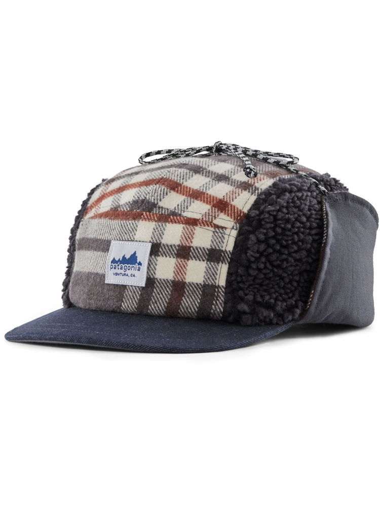 Patagonia Range Earflap Cap Catch: Ink Black 33530-CINB kleding accessoires online bestellen bij Kathmandu Outdoor & Travel