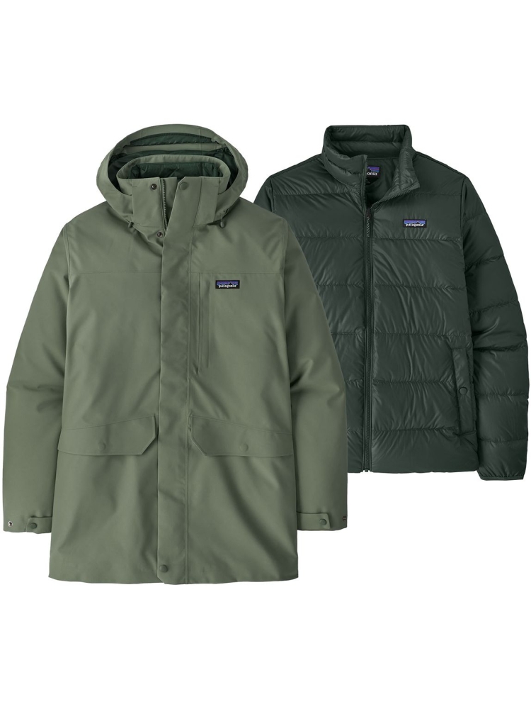 Patagonia Patagonia Tres 3-in-1 Parka 28389-OLGG jassen Patagonia Tres 3-in-1 Parka Old Growth Green 28389-OLGG jassen online bestellen bij Kathmandu Outdoor & Travel