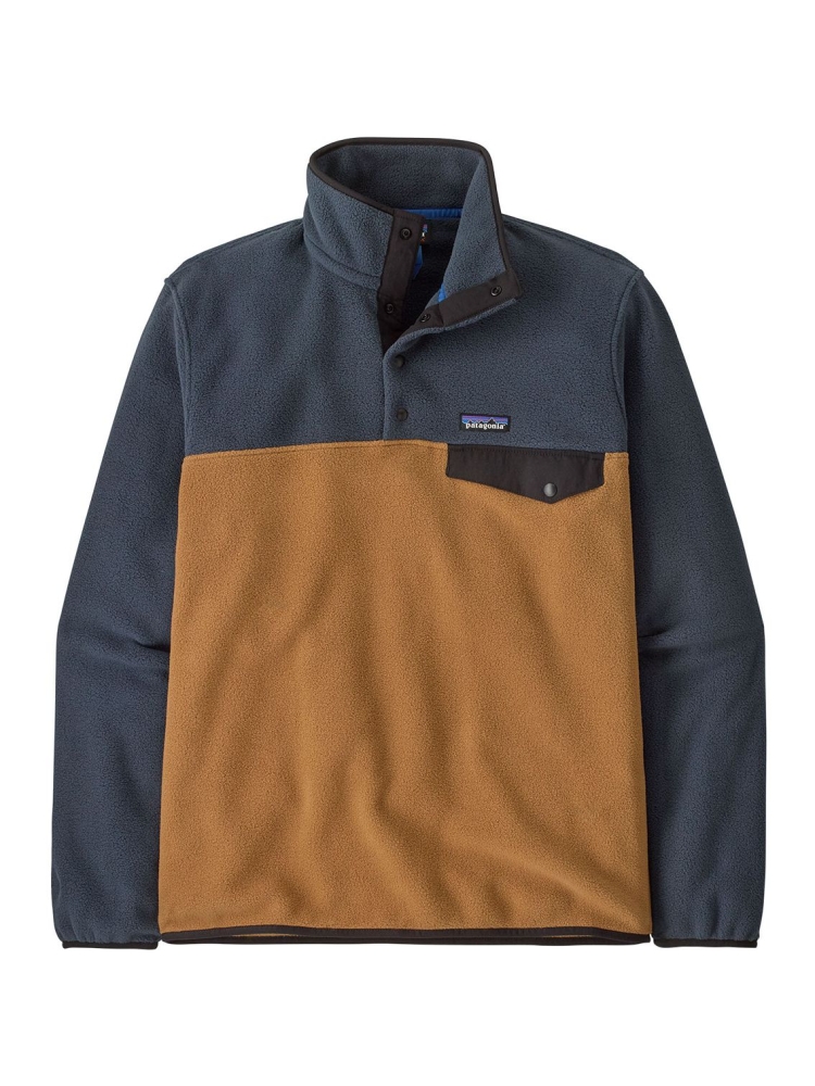 Patagonia LW Synch Snap-T P/O Deer Brown 25551-DRBN fleeces en truien online bestellen bij Kathmandu Outdoor & Travel
