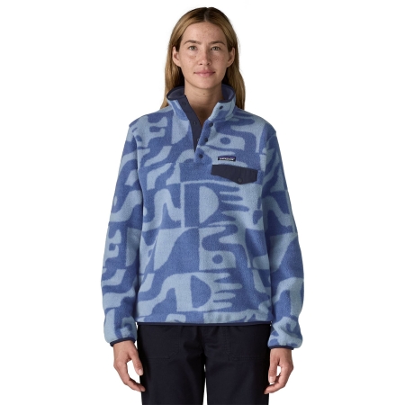 Patagonia LW Synch Snap-T P/O Women's Mother Tree: Barnacle Blue Patagonia LW Synch Snap-T P/O Women's Mother Tree: Barnacle Blue