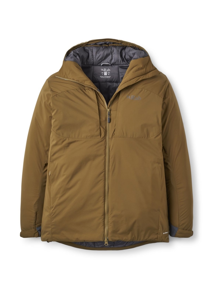 Rab Rab Xenair Alpine Jacket QIP-09-OAK jassen Rab Xenair Alpine Jacket Oak QIP-09-OAK jassen online bestellen bij Kathmandu Outdoor & Travel