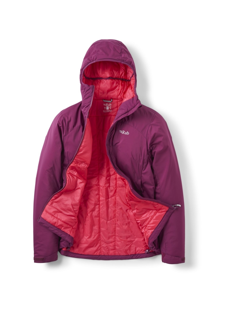 Rab Xenair Alpine Jacket Women's Mulberry QIP-10-MUL jassen online bestellen bij Kathmandu Outdoor & Travel
