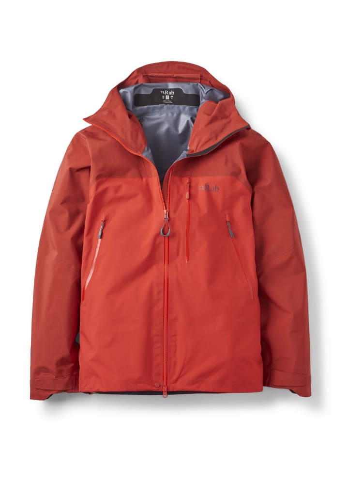 Rab Rab Latok Mountain GTX Jacket QWI-42-TUD jassen Rab Latok Mountain GTX Jacket Tuscan Red/Dark Horizon QWI-42-TUD jassen online bestellen bij Kathmandu Outdoor & Travel