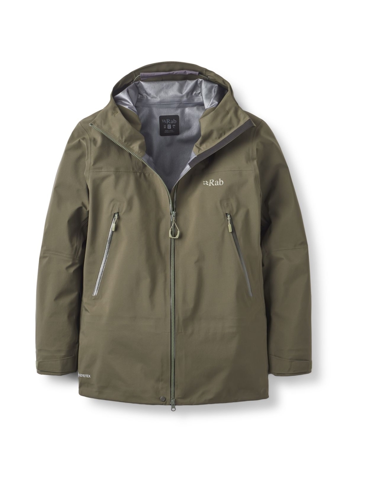 Rab Rab Kangri GTX Jacket QWI-48-ARM jassen Rab Kangri GTX Jacket Army QWI-48-ARM jassen online bestellen bij Kathmandu Outdoor & Travel