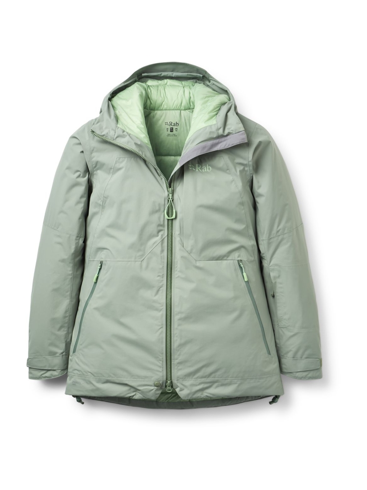 Rab Rab Optical Down Jacket Women's QWI-64-DFG jassen Rab Optical Down Jacket Women's Dark Fig Green QWI-64-DFG jassen online bestellen bij Kathmandu Outdoor & Travel