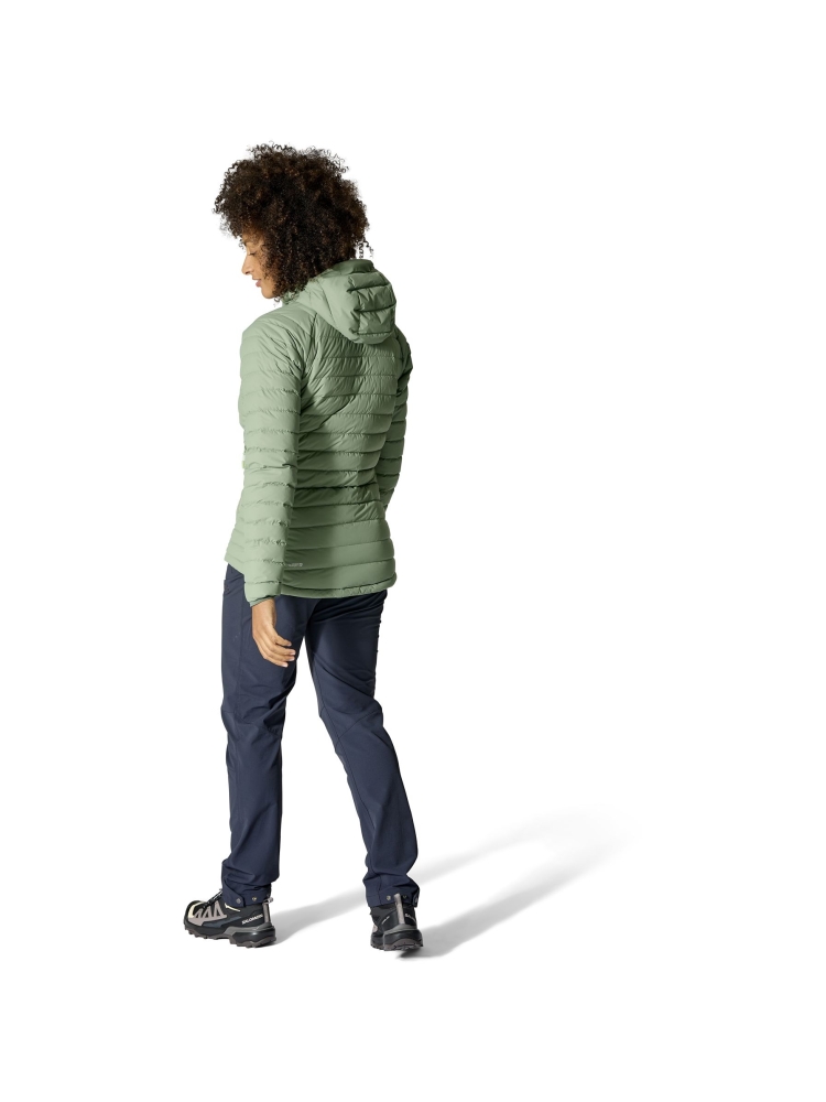 Rab Rab Microlight Windstopper Hoody Women's QDB-74-DFG jassen Rab Microlight Windstopper Hoody Women's Dark Fig Green QDB-74-DFG jassen online bestellen bij Kathmandu Outdoor & Travel
