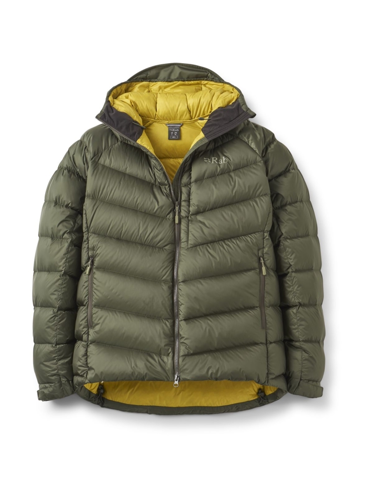 Rab Rab Glaceon Pro Jacket QDE-68-ARM jassen Rab Glaceon Pro Jacket Army QDE-68-ARM jassen online bestellen bij Kathmandu Outdoor & Travel